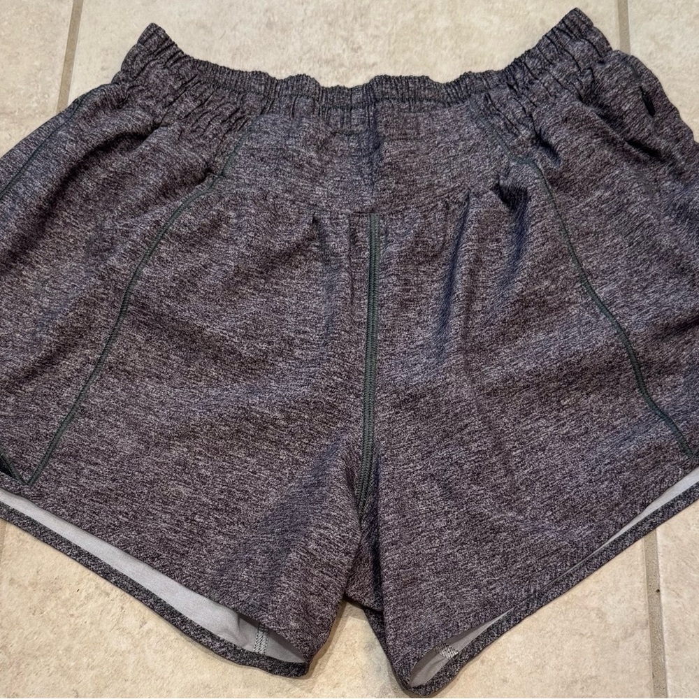 lululemon size 8 Tall Charcoal Athletic Shorts
